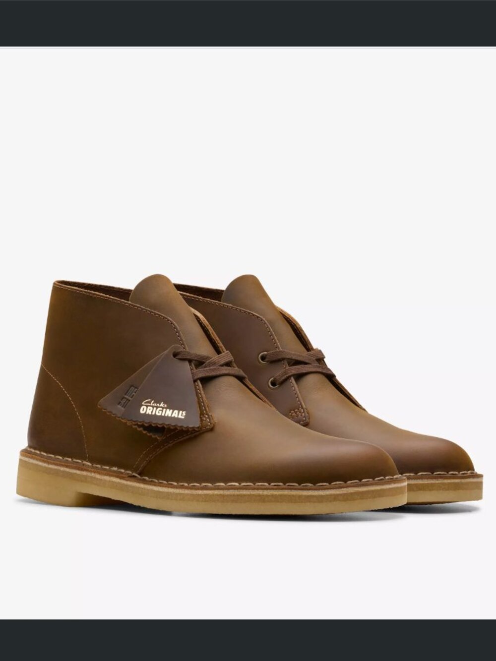Clark's Mens Desert Boots – Beeswax Leather – Size 9.5